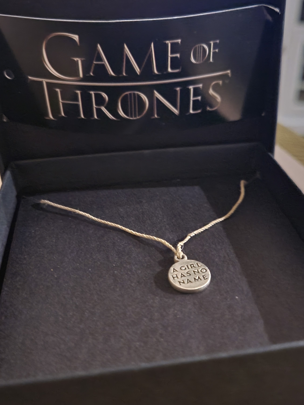Alex and Ani Silver 'A Girl Has No Name' Round Pendant Necklace